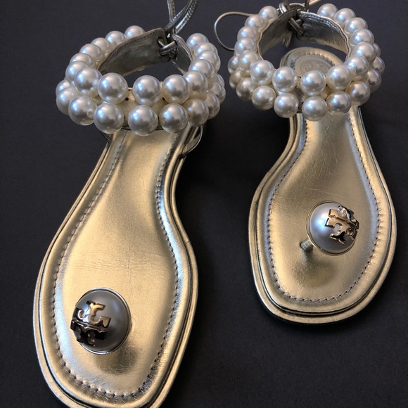 Tory Burch Melody Ankle Strap Sandals Sz 9 NIB - Picture 6 of 7